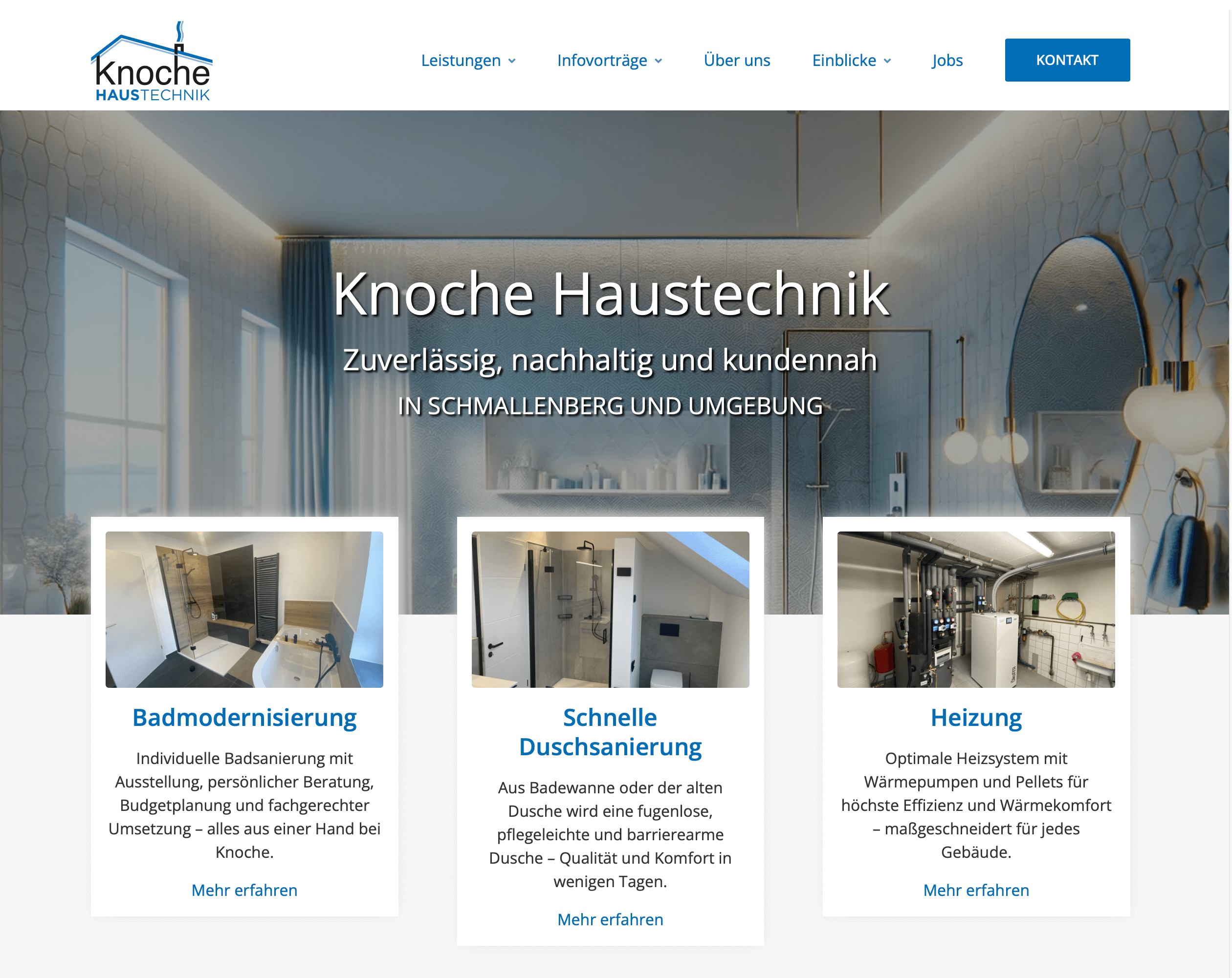 Knoche Haustechnik – Fertigung