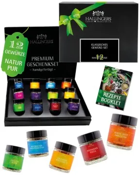 Klassisches Gewürz-Set, 12er Geschenkbox