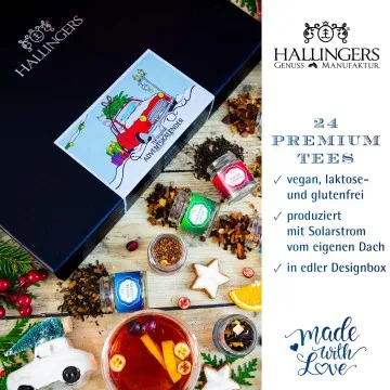 Adventskalender Christmas Car - Tee-Set