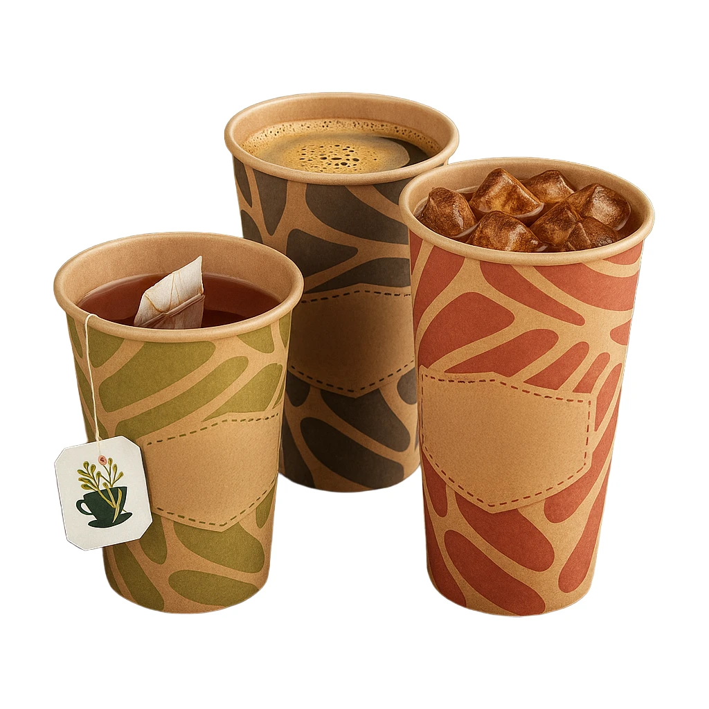 Getränkebecher aus Kraftkarton