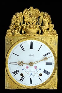 Comtoise-Uhr, Allegorie der Fruchtbarkeit