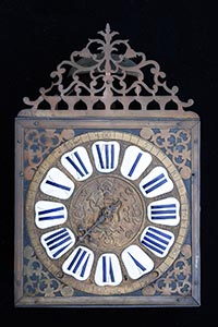 Maxi-Comtoise-Uhr mit Kartuschen