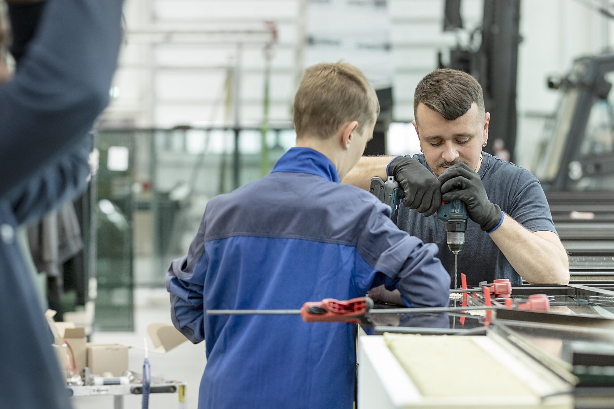 Produktion Blechbearbeitung