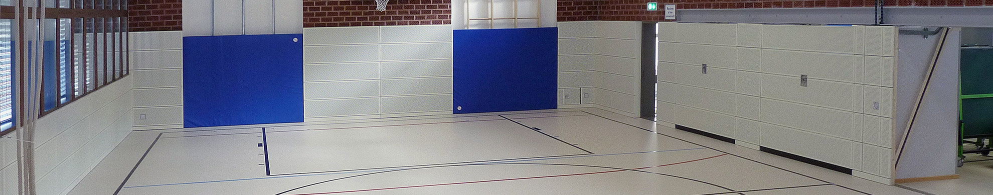 Sportboden-System (flächenelastisch, Sandwichbauweise)