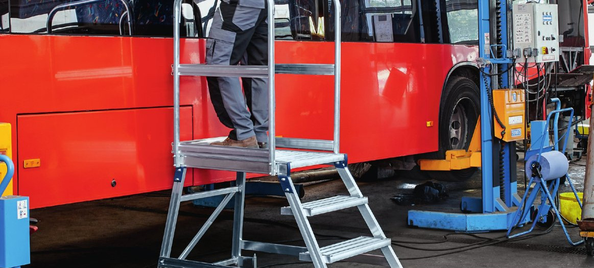 Steigtechnik (Leitern und Fahrgeräte)