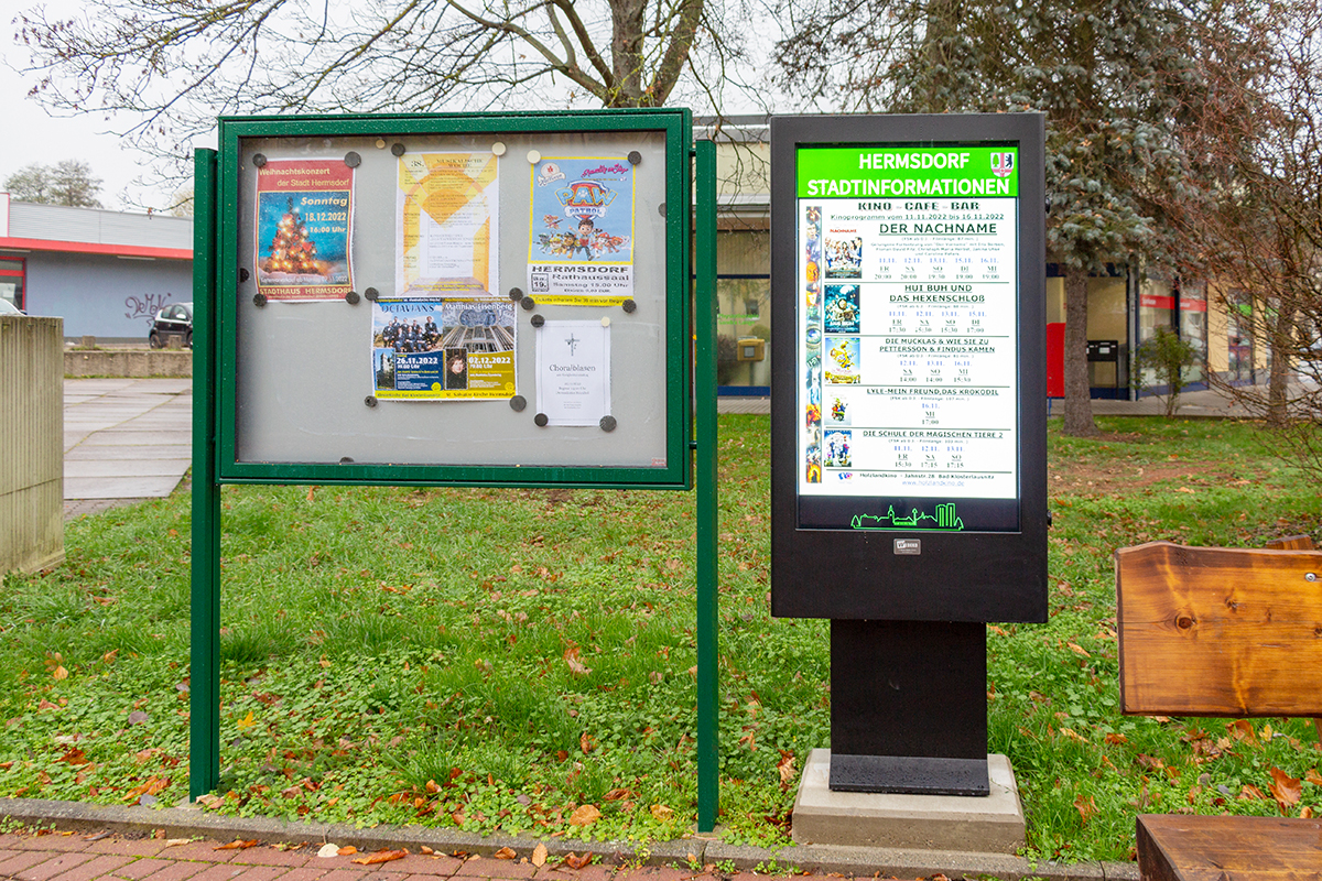 Digital Signage Referenz Hermsdorf