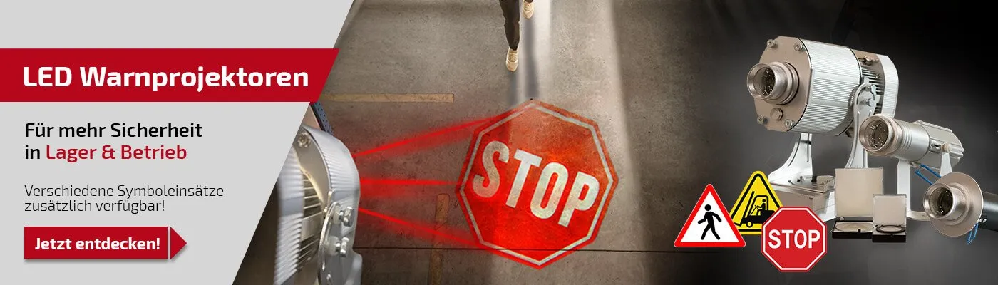 Stationäre LED-Warnprojektoren
