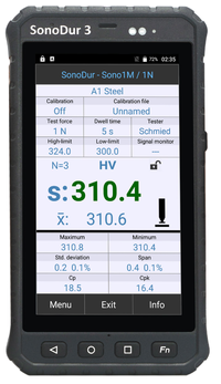 SONODUR 3 – mobile Härteprüfung (UCI/Leeb)