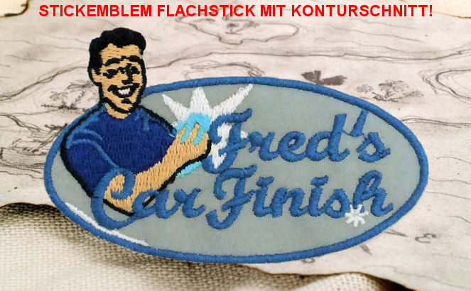 Stickembleme und gewebte Patches