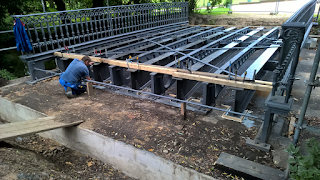 Baustelle Schlossbrücke Bad Muskau, 2016