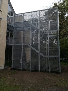 Montierte Stahltreppe, 2019