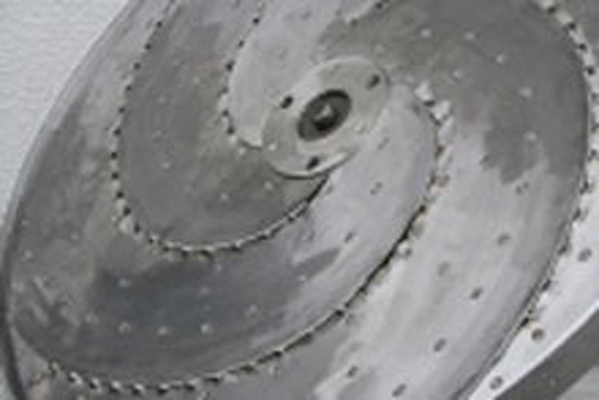 Messerscheibe mit Schnittunterbrechung