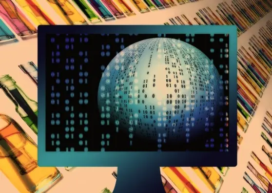 SPS-Programmcode auf dem Monitor