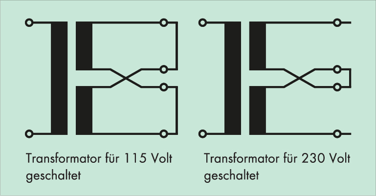 Transformatoren mit Anzapfungen