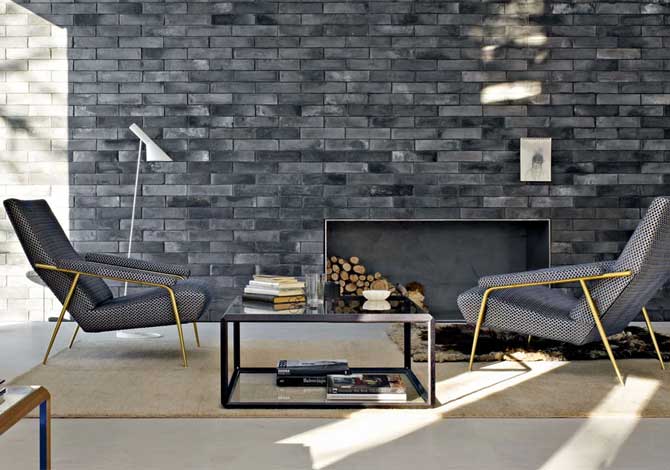 Graue & schwarze Klinker „Smoked“