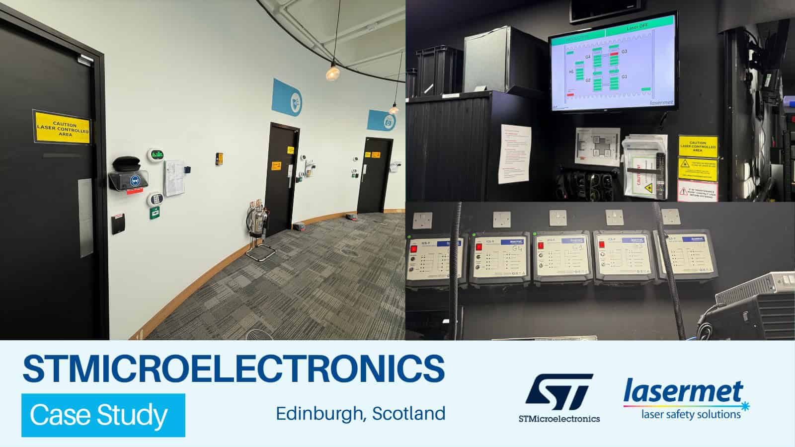 Interlock-System für mehrere Labore bei STMicroelectronics, Edinburgh