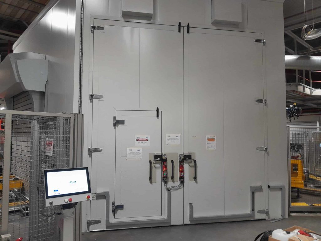 Laserschutzinstallation durch Lasermet