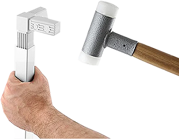 ALUSTECK®-Prinzip: Zusammenstecken