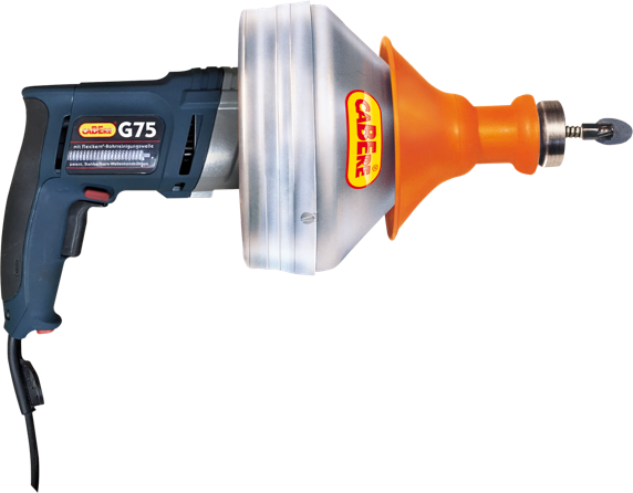 Rohrreinigungsmaschine G75 für Rohre 20 bis 75 mm Ø