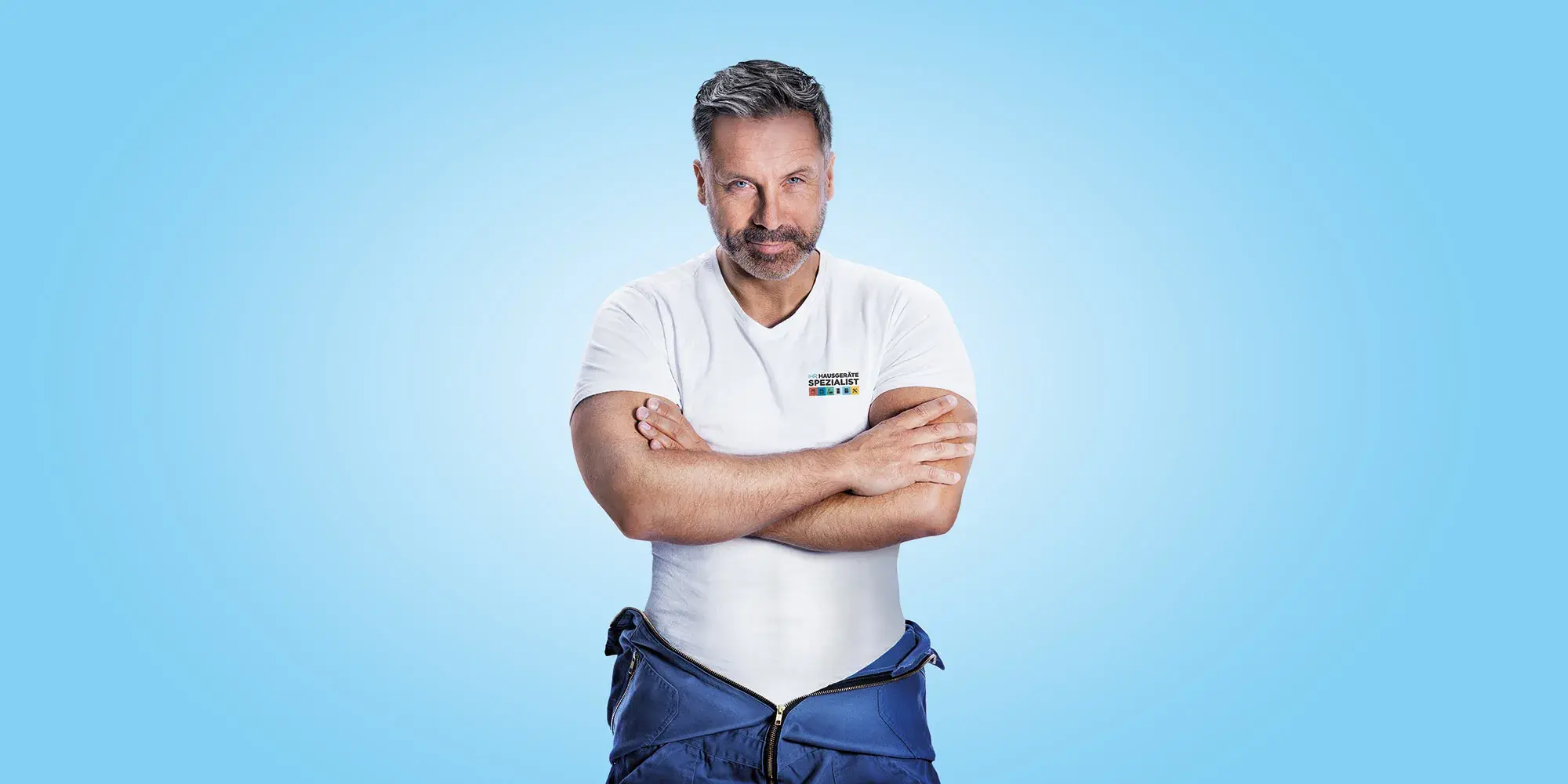 Service-Techniker vor Ort
