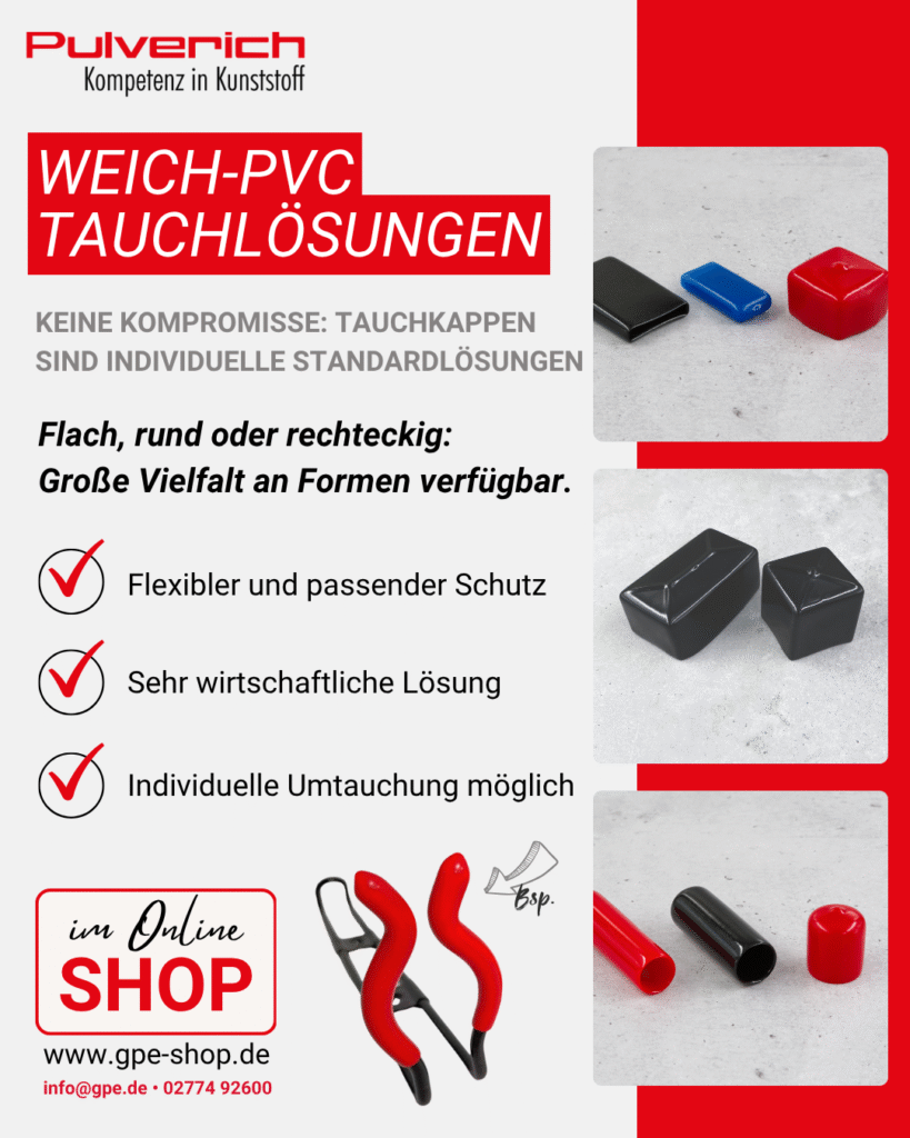 Weich-PVC-Tauchkappen