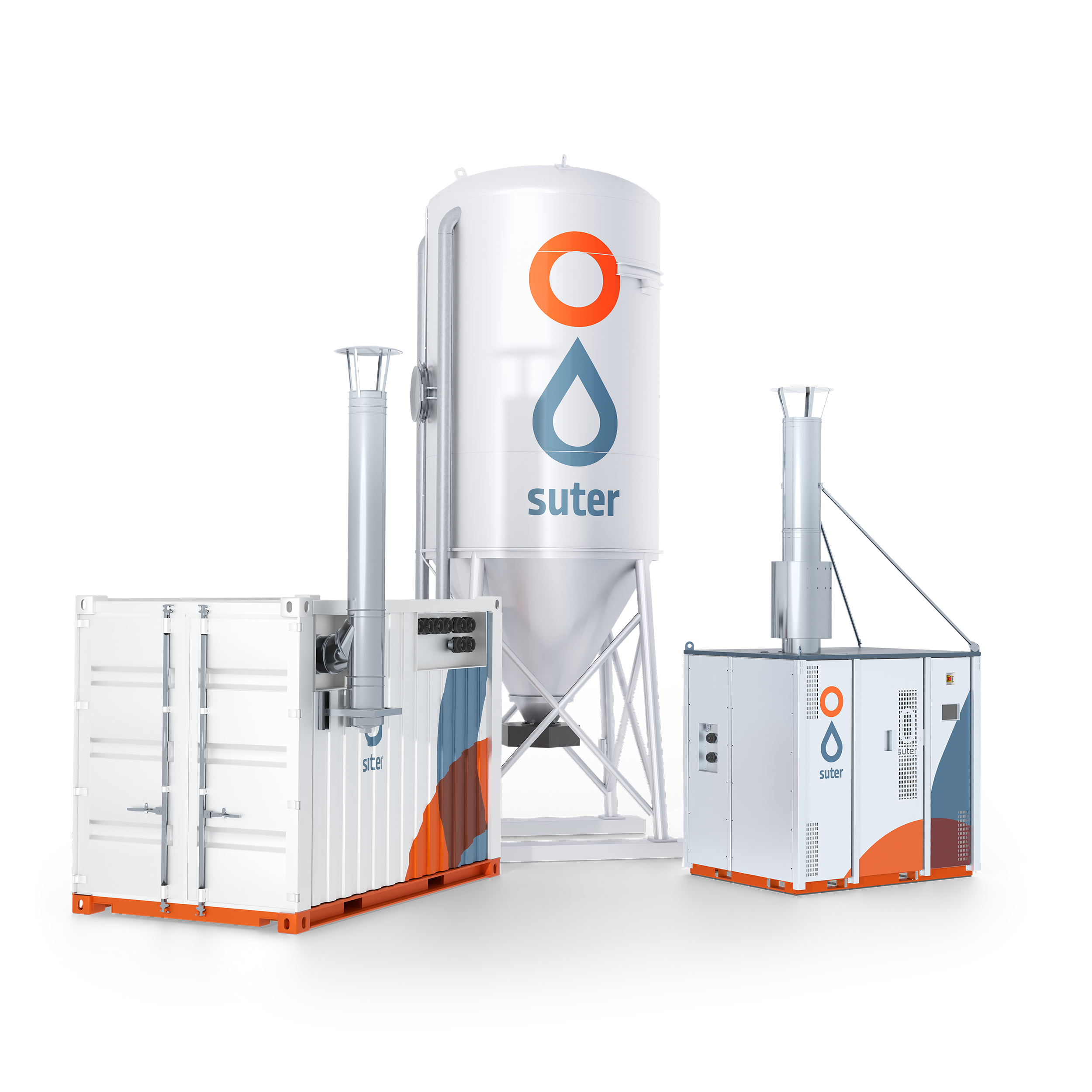 Mobile Pellet-Heizzentrale energyUNIT