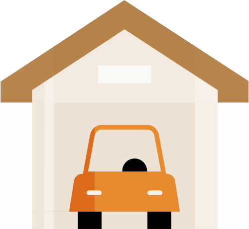Carport als Stellplatzüberdachung