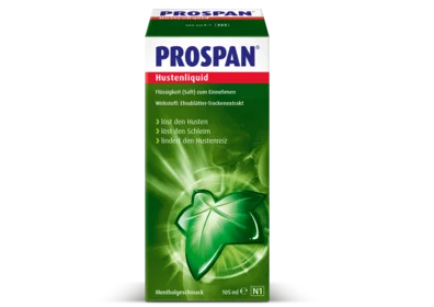 Prospan Hustenliquid in der Flasche