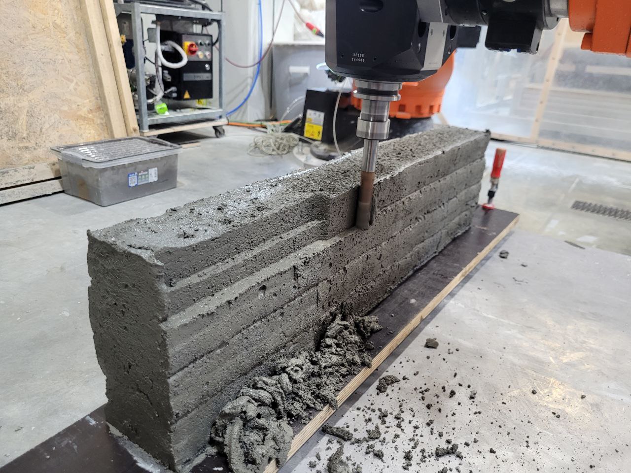 X30 Motorspindel fräst Beton
