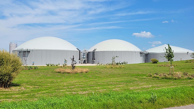 Biogas- und Gasaufbereitungsanlage