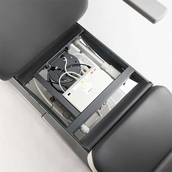 Electronics of the treatment couch