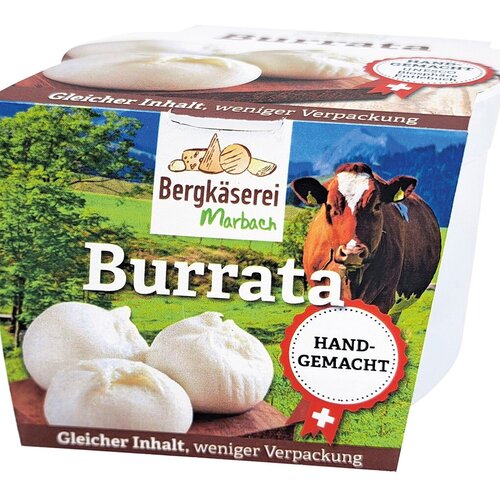 Schweizer Burrata, hausgemacht