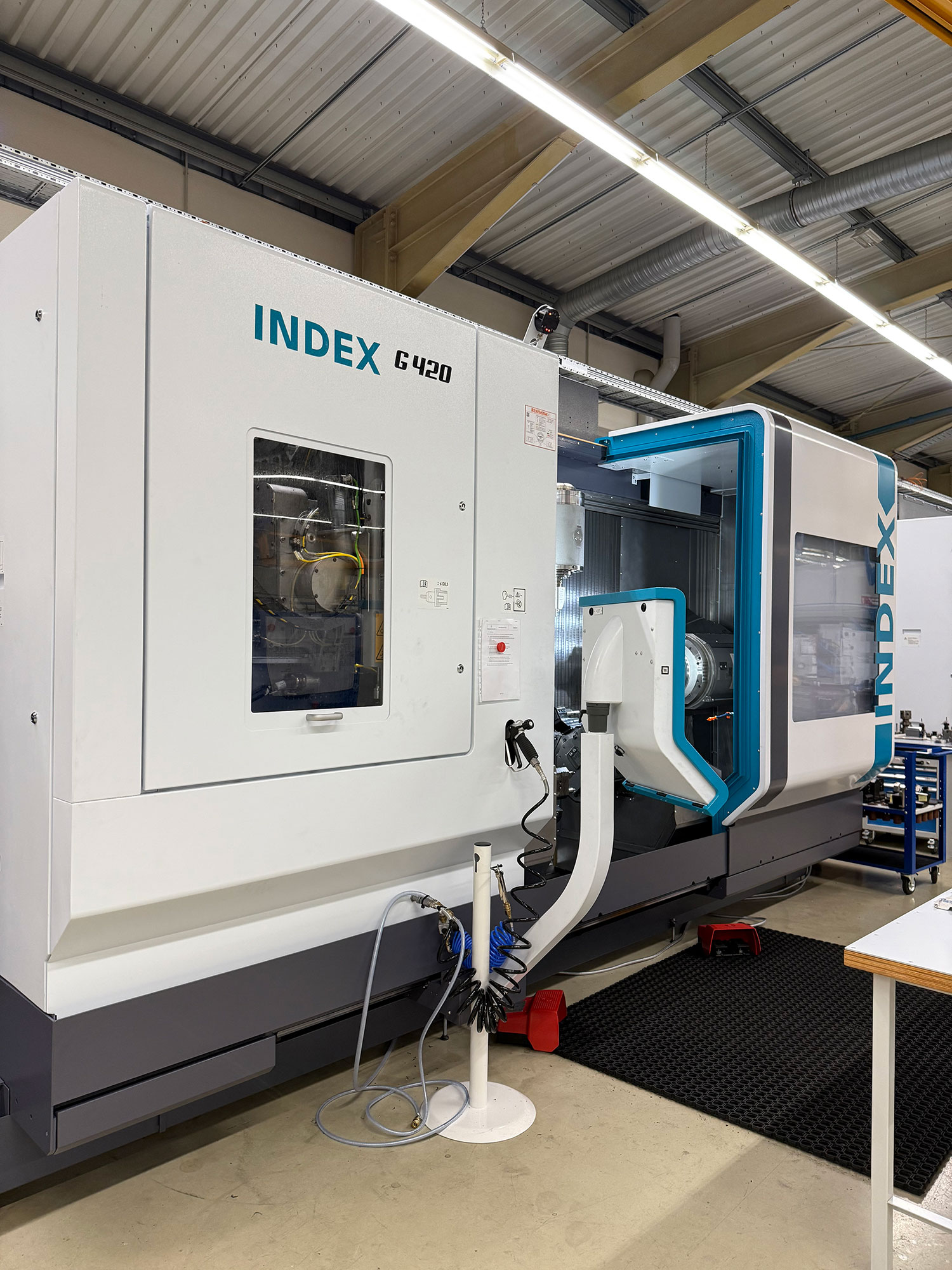 Neues Dreh- und Fräszentrum INDEX G420 im Maschinenpark