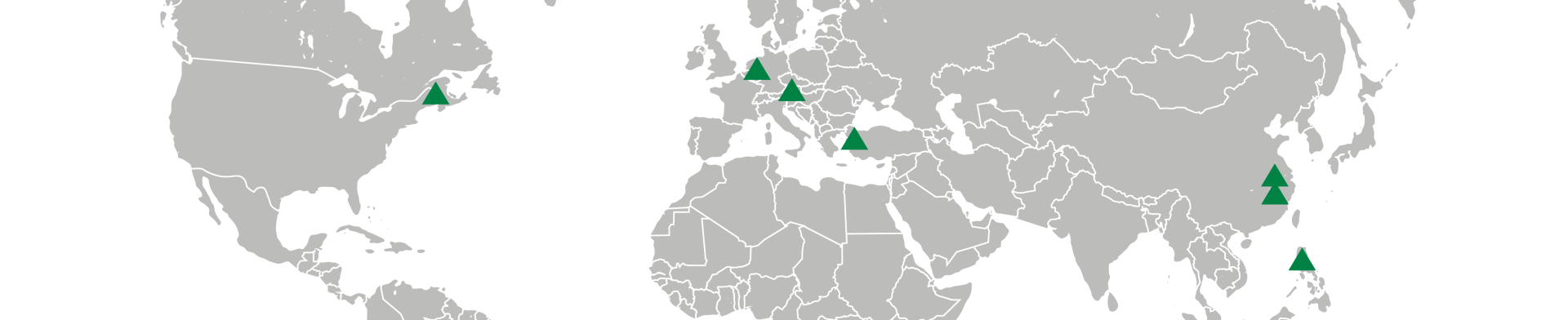 Weltweites Standortnetzwerk der TANN GROUP