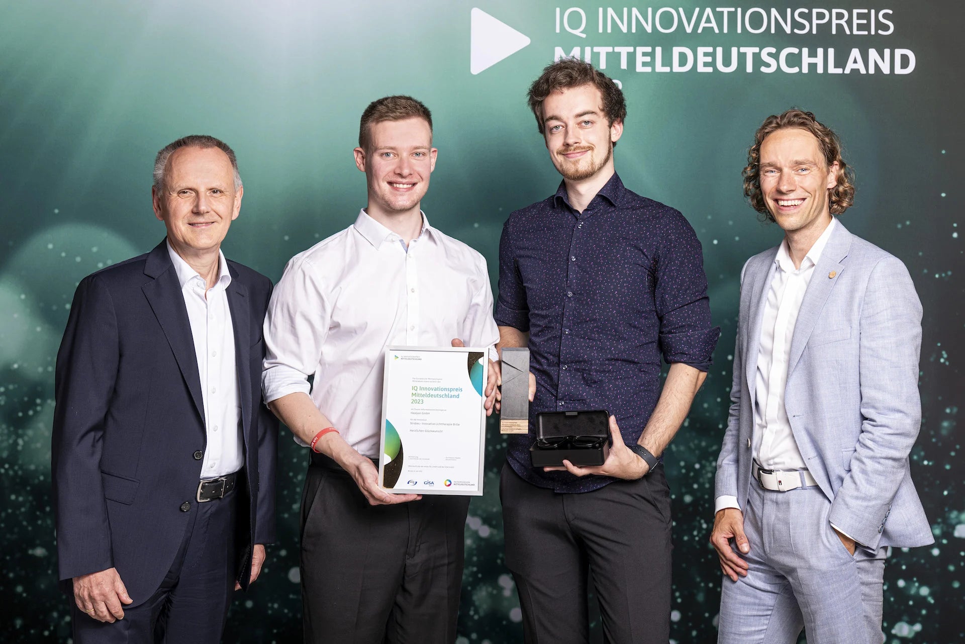 Team beim IQ Innovationspreis Mitteldeutschland (1. Platz)