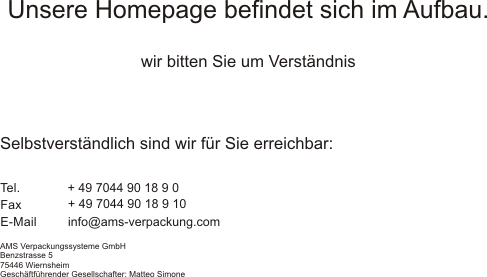 Aufbau einer Verpackungslösung