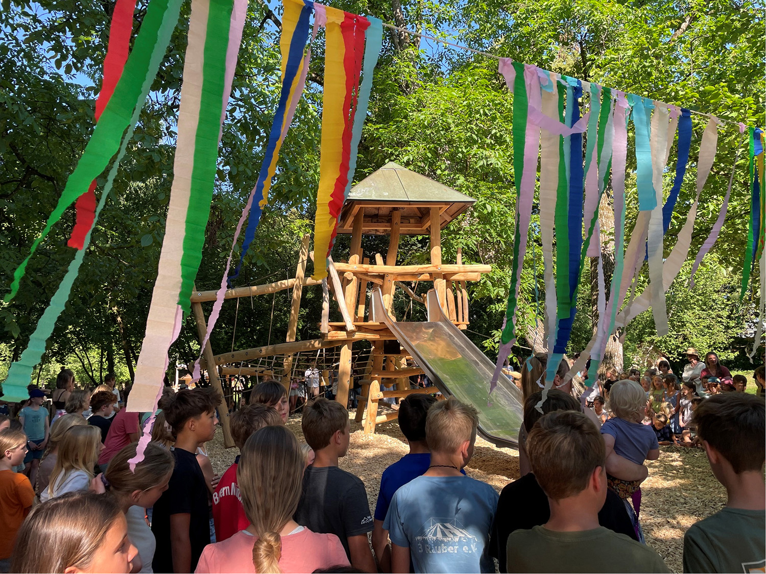 Neuer Spielplatz an der Waldorfschule Wangen