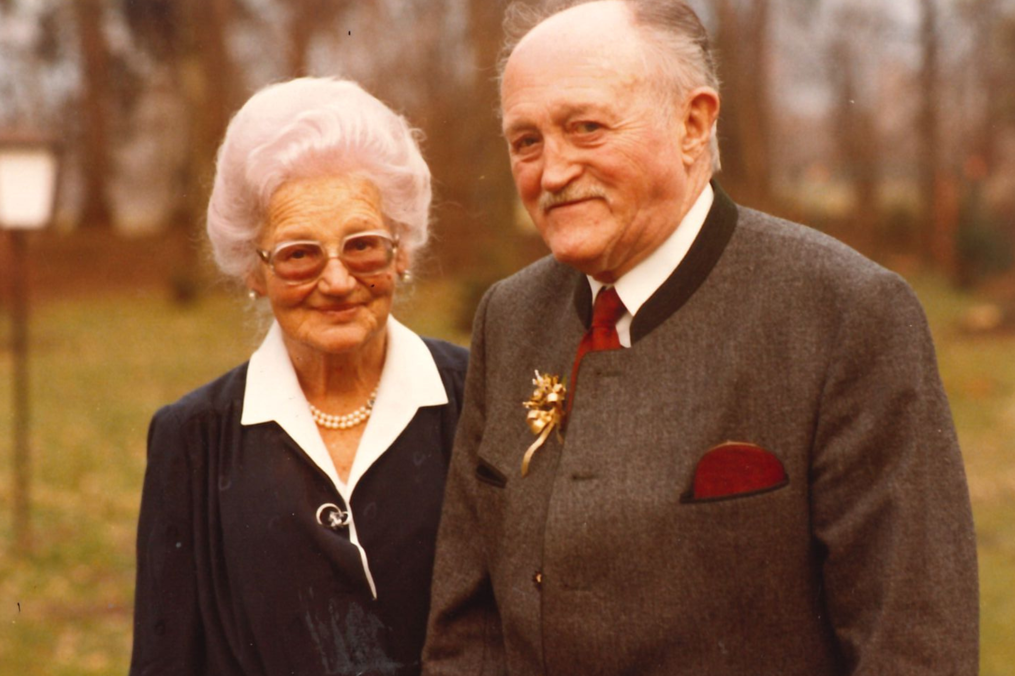Gründer Arno v. Wallpach mit Ehefrau Maria