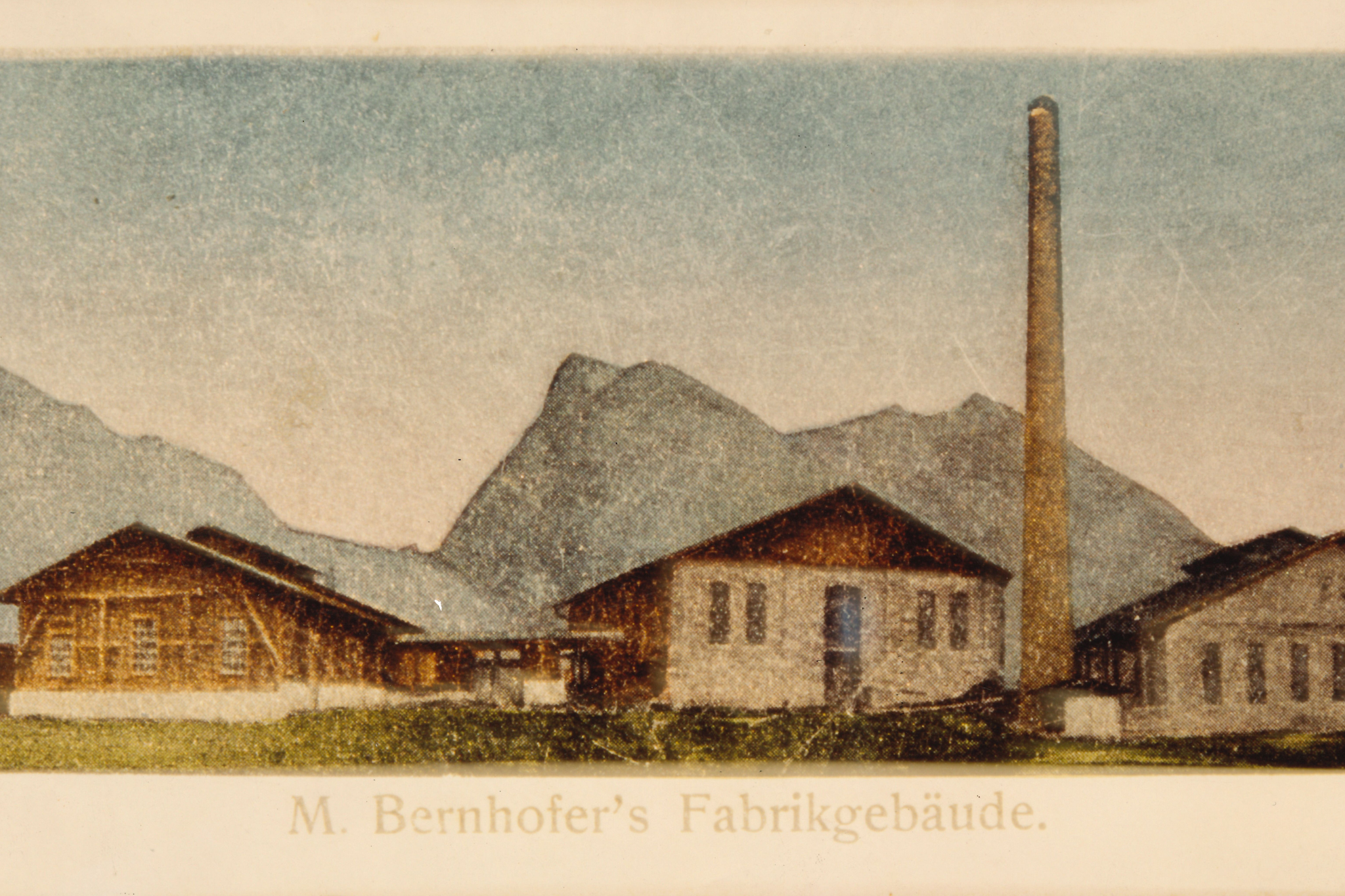 Fabrik in den Anfangszeiten, 1941