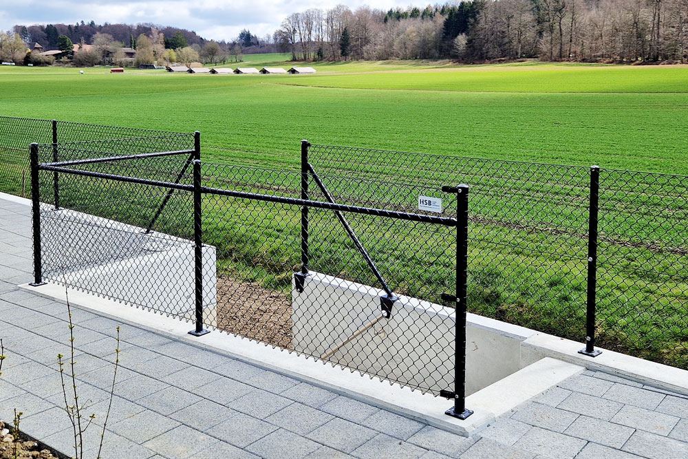 Gitterzaun (Doppelstabmasche, anthrazit)