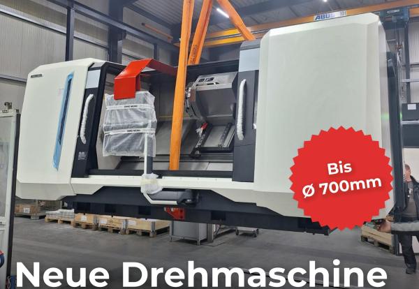 Neue Drehmaschine CTX 750 am Standort Burgrieden