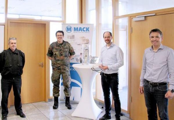 3D-gedruckte Gesichtsschilde