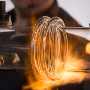 Laboratory glass production at Miethke Leverkusen
