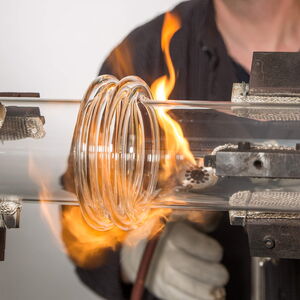 Laboratory glass production at Miethke Leverkusen