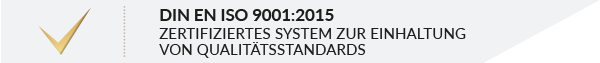ISO 9001:2015 Zertifikat