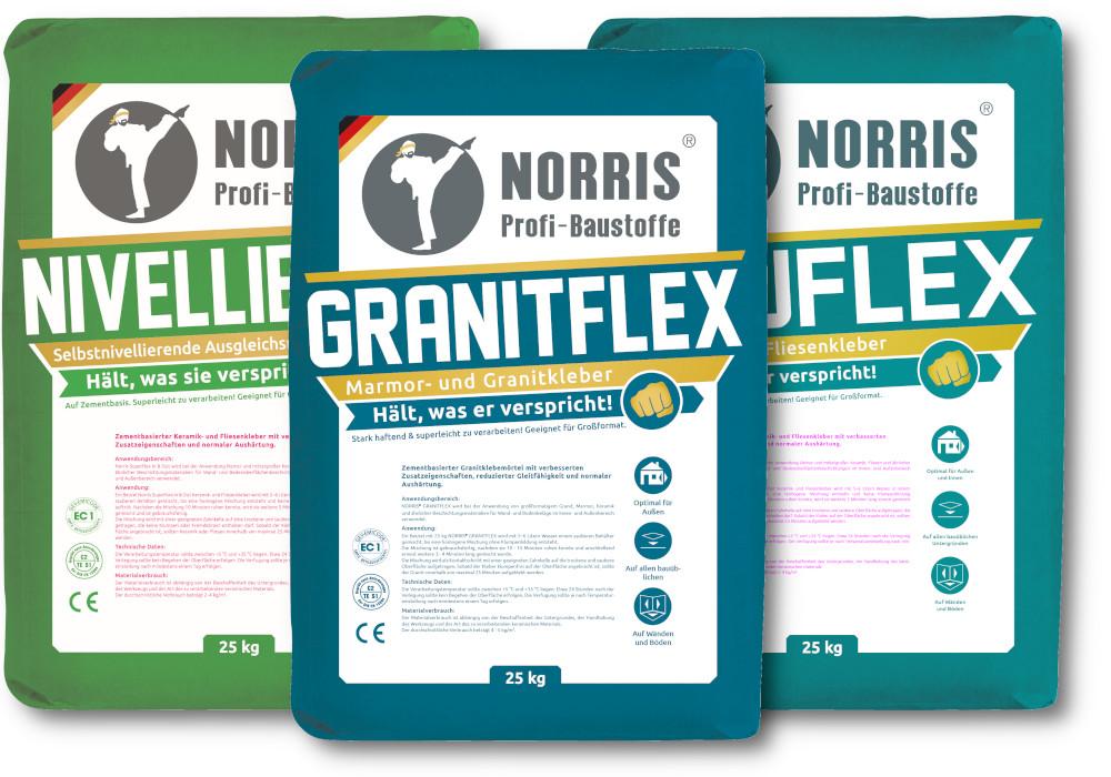 Product overview Norris Profibaustoffe
