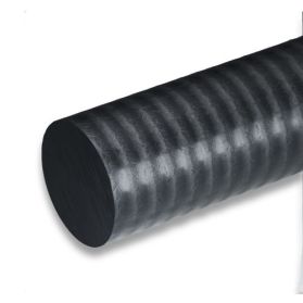 PEEK CF30 Rundstab schwarz