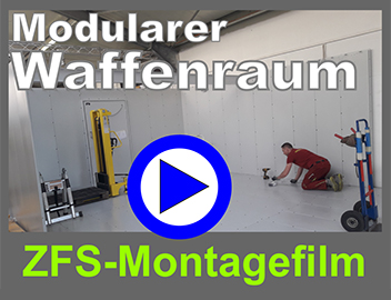 Montage eines modularen Wertschutz-/Waffenraums