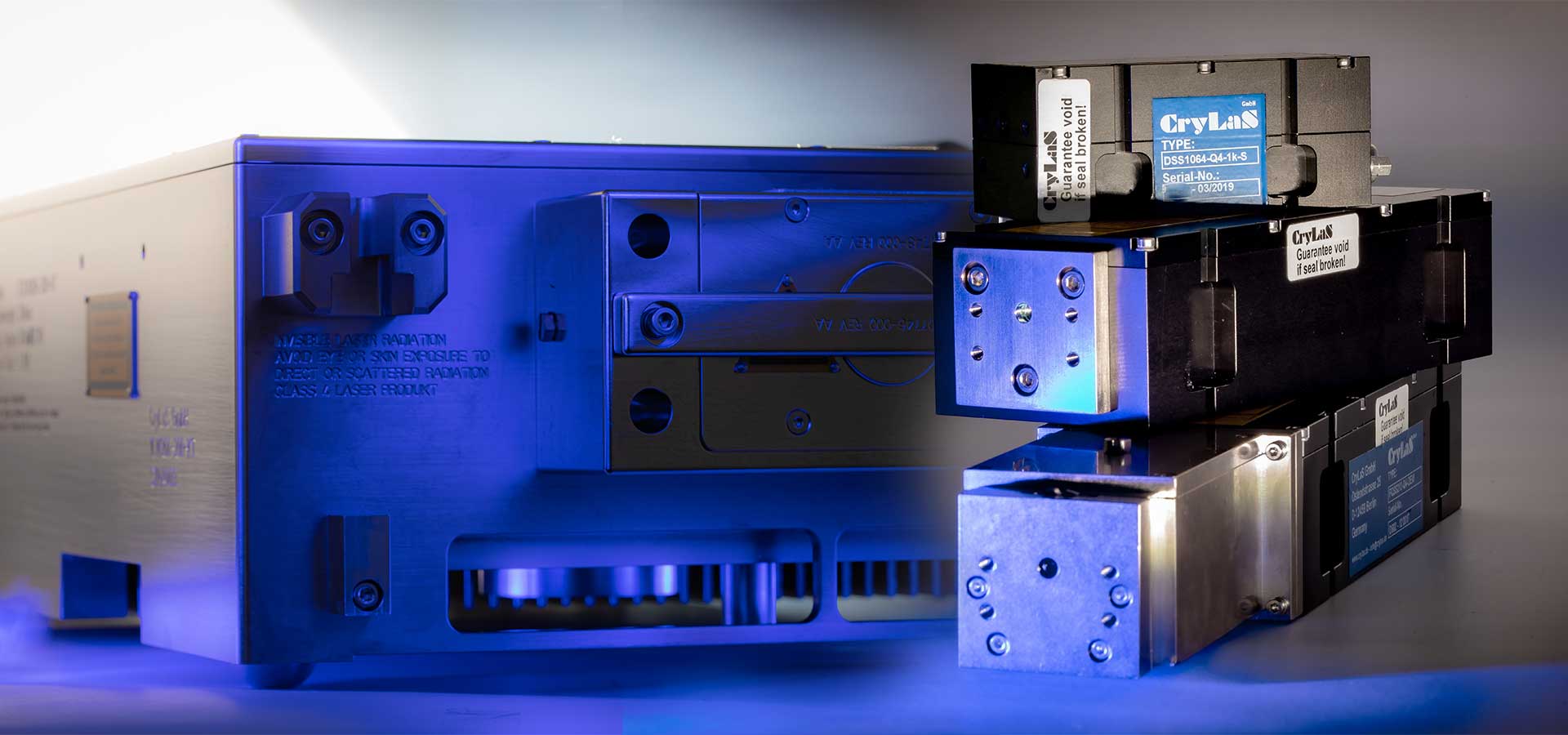 Industrielle CW- und Pulslaser von CryLaS im Deep-UV bis IR