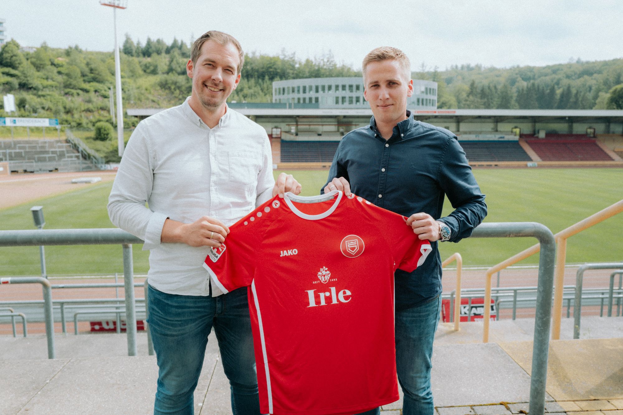 Sponsorpartnerschaft mit den Sportfreunden Siegen, Juli 2024